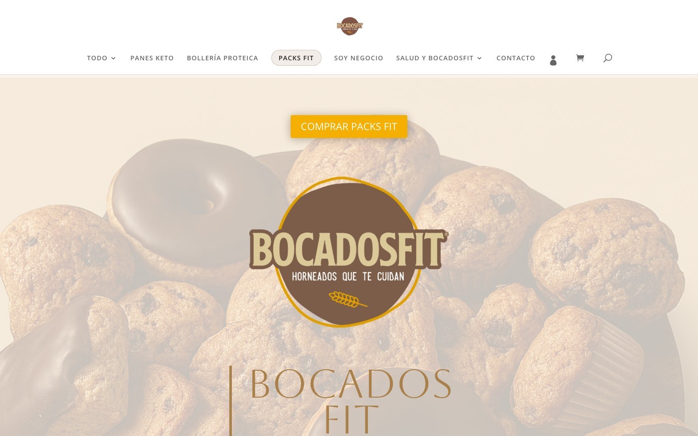 Captura limpia de la home oficial de BocadosFit