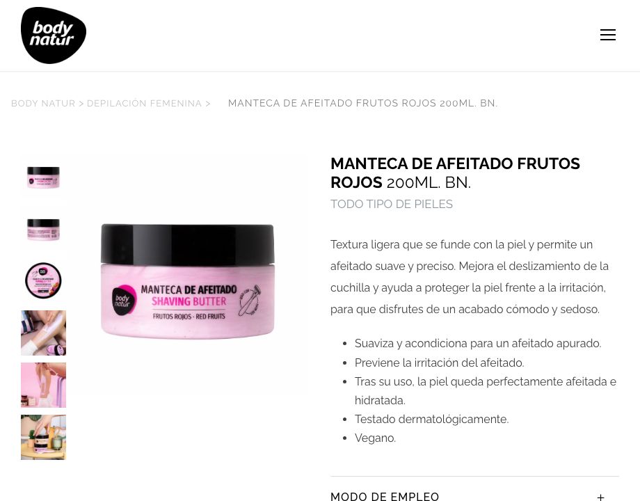 Manteca de afeitado