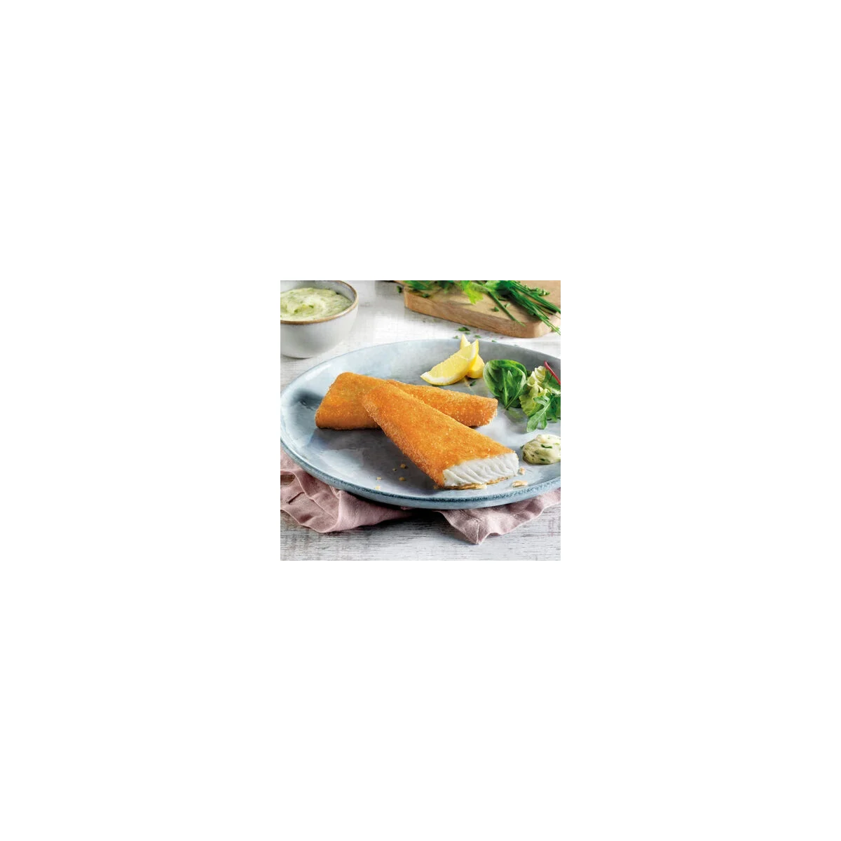Colección de pescado congelado