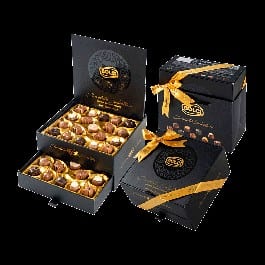 Caja bombones surtidos 'Joyero negro' 380g