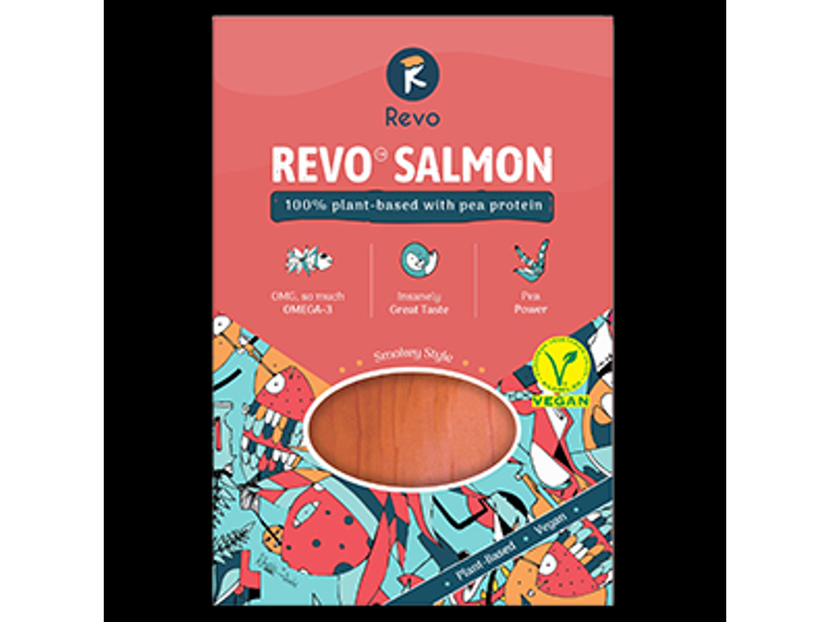 Salmón vegano ahumado en lonchas – Revo Foods