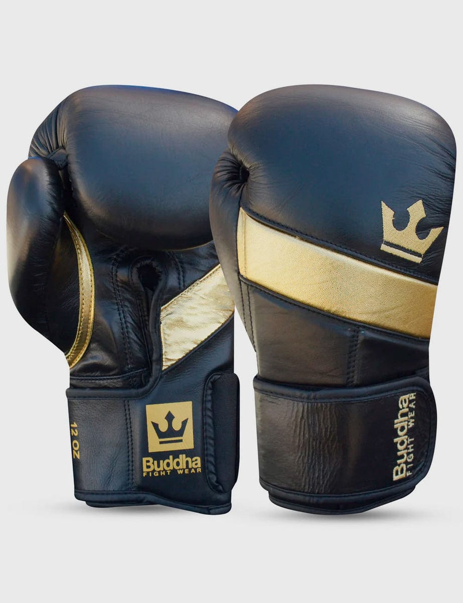 Guantes de Boxeo Epic Negros Piel