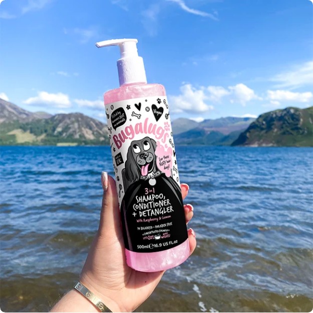 3-in-1 Raspberry & Lemon Dog Shampoo, Conditioner & Detangler