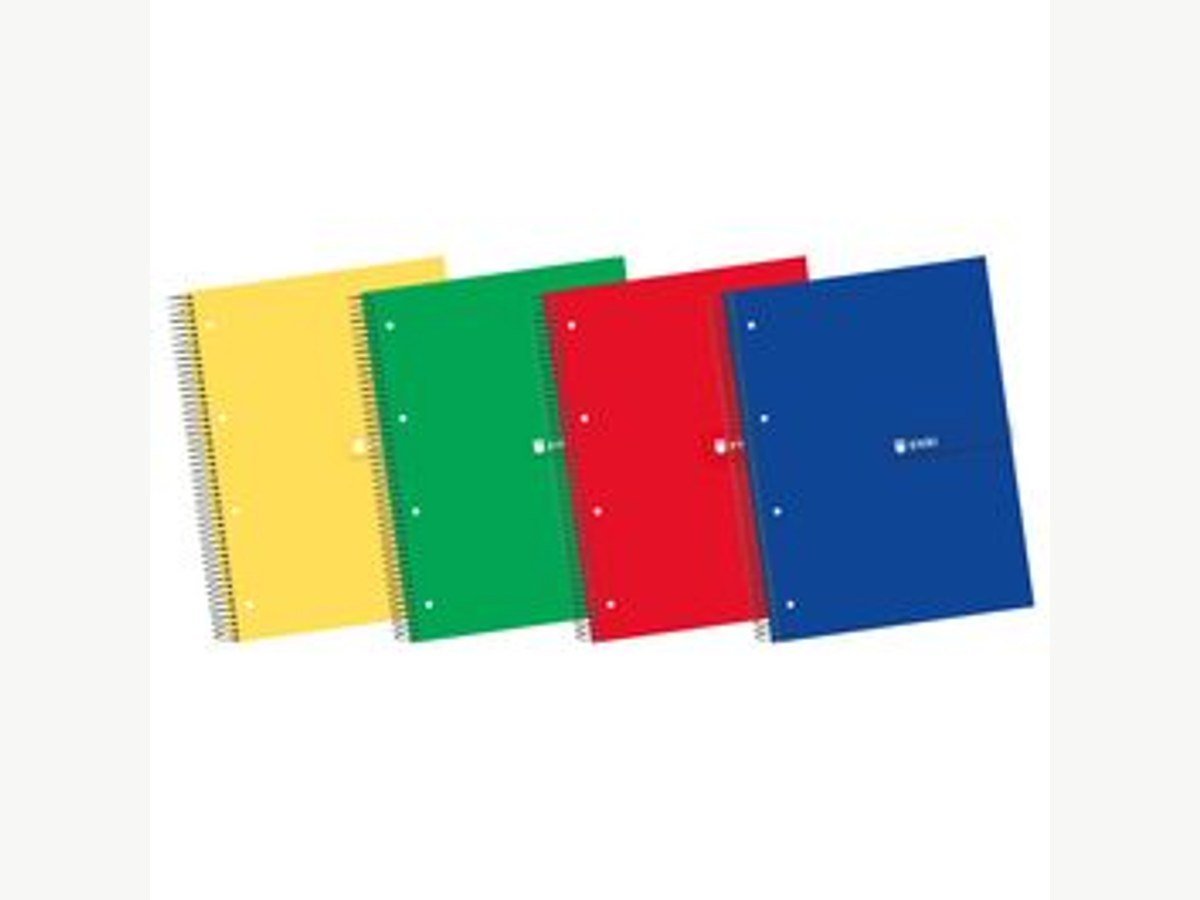 ENRI A4+ cuaderno espiral 160 hojas
