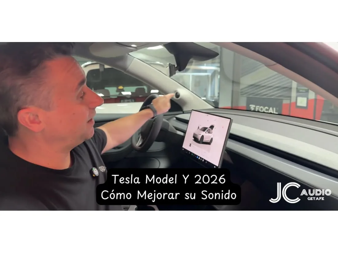 Mejora de sonido Tesla Model Y