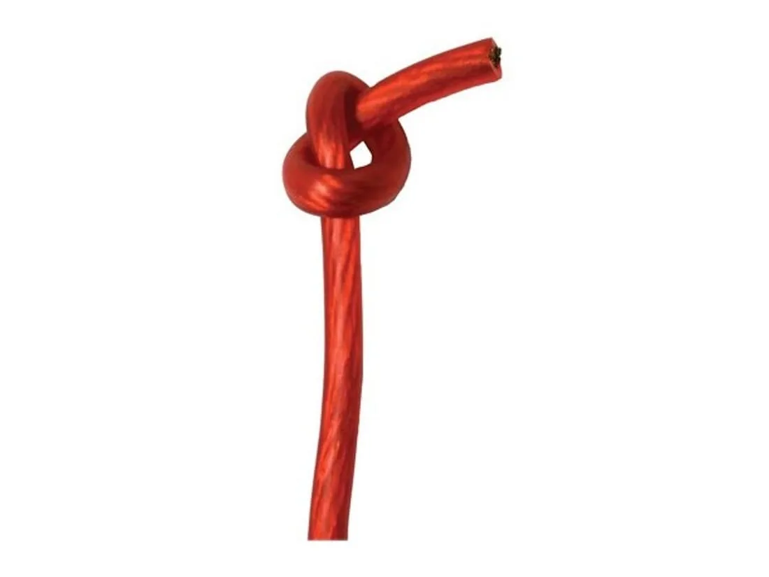 Cable libre oxígeno 6 mm rojo