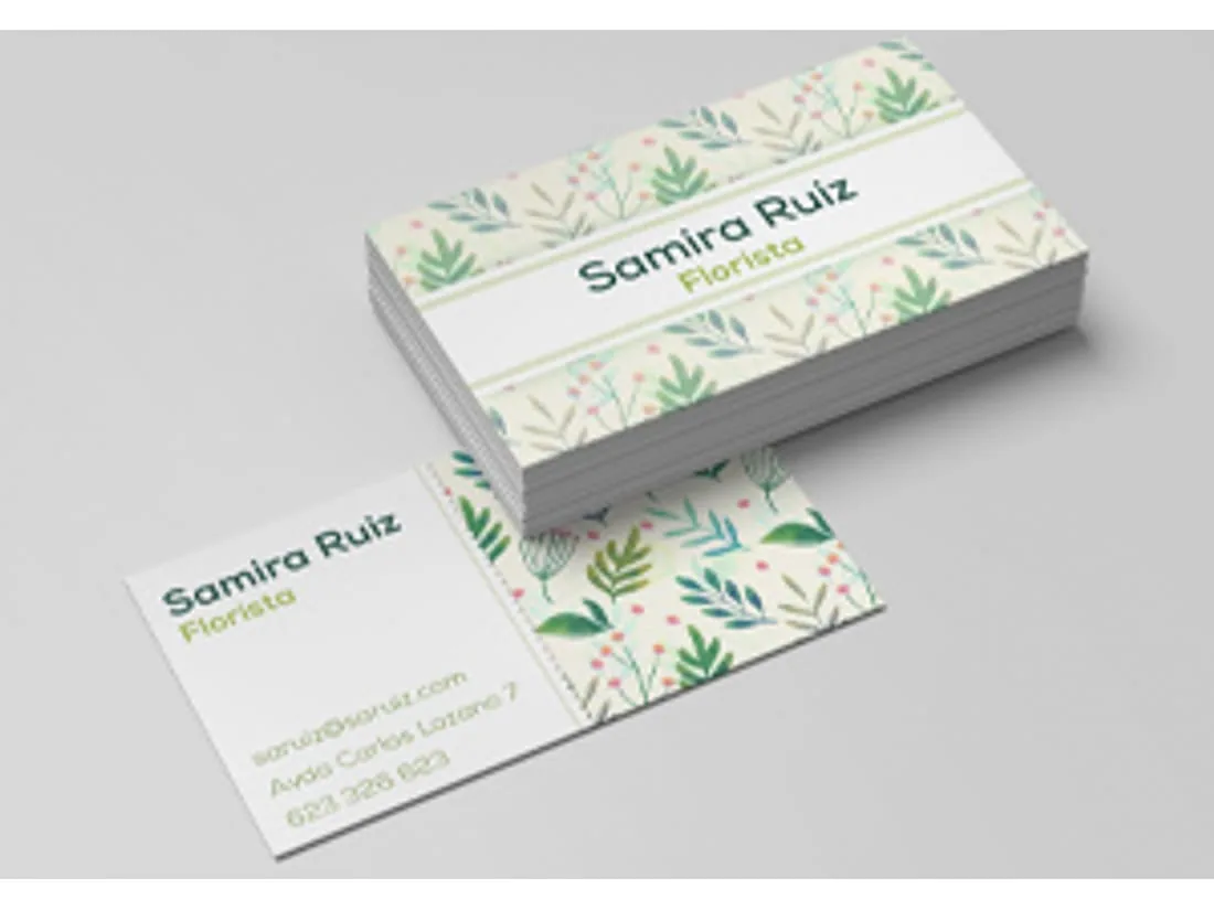 Tarjetas de visita personalizadas