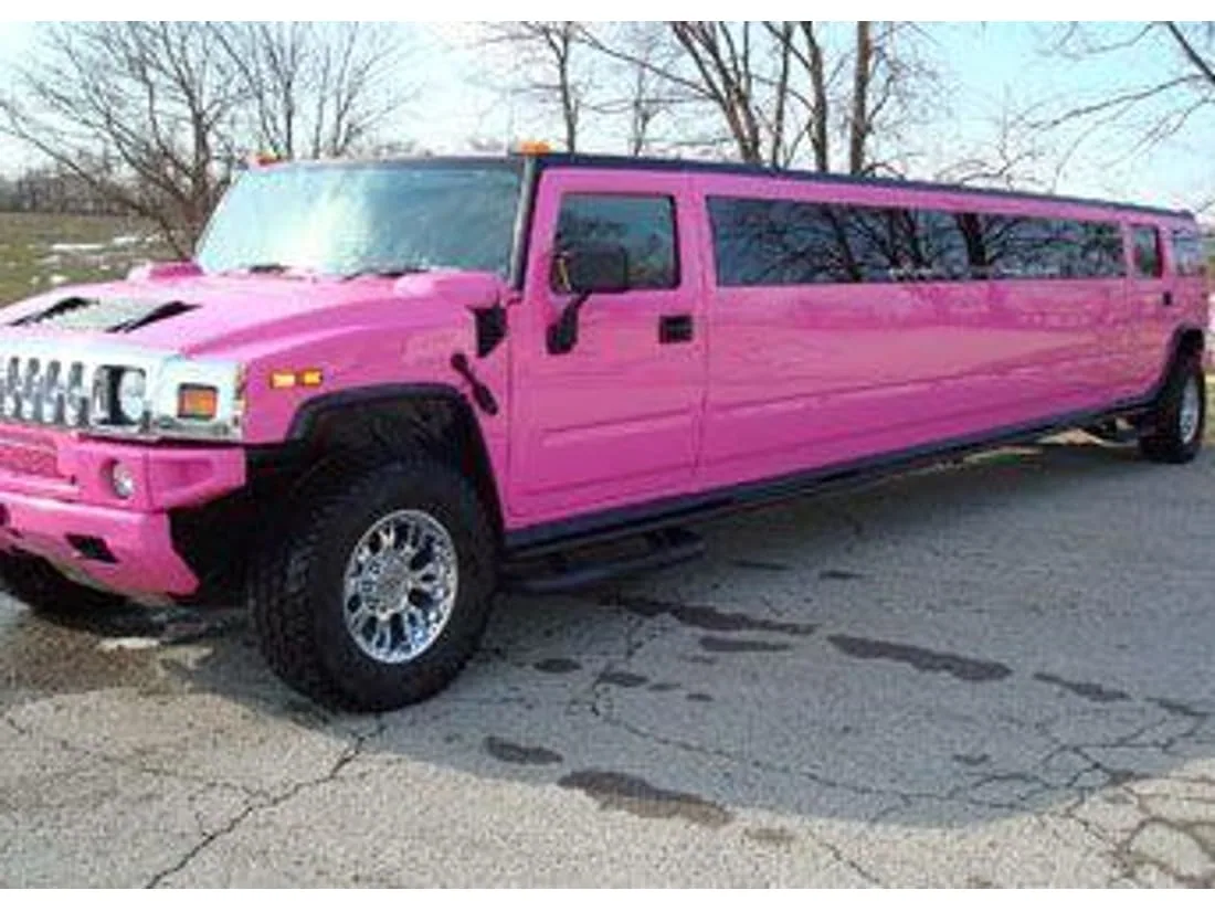 Limusina Hummer rosa