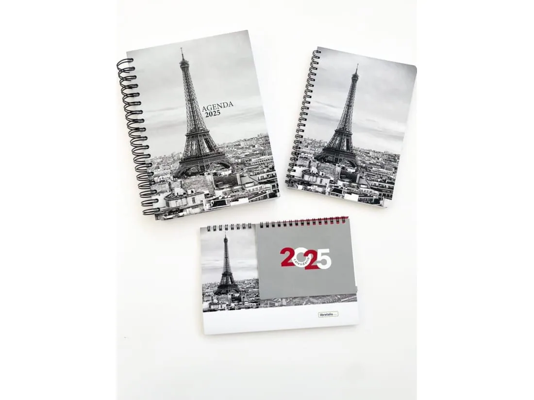 Pack agenda, libreta y calendario París