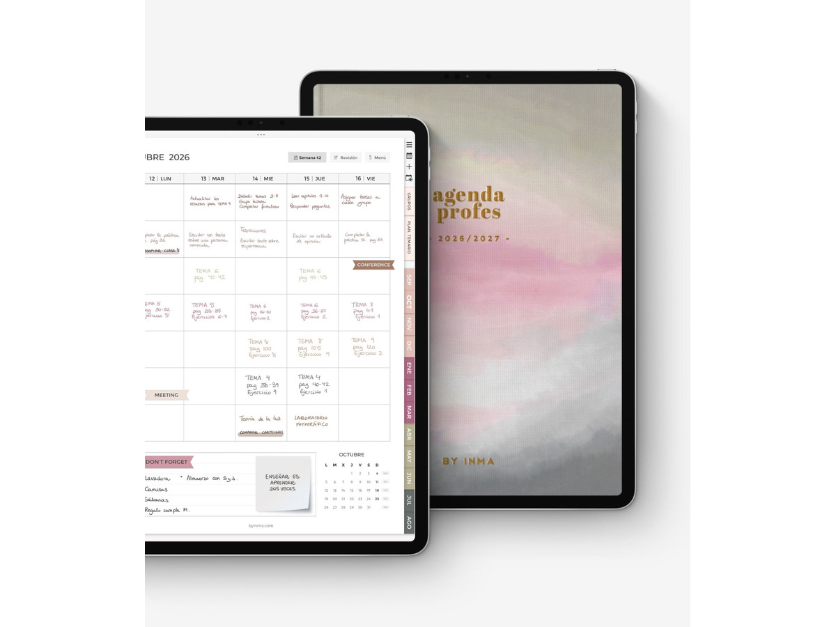Agenda digital para profesores vertical 2026-27