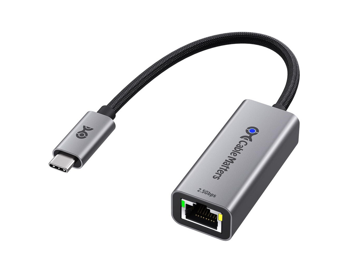 Adaptador USB-C a Ethernet 2.5 Gigabit