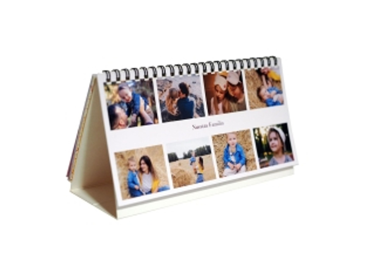 Calendario personalizado de sobremesa