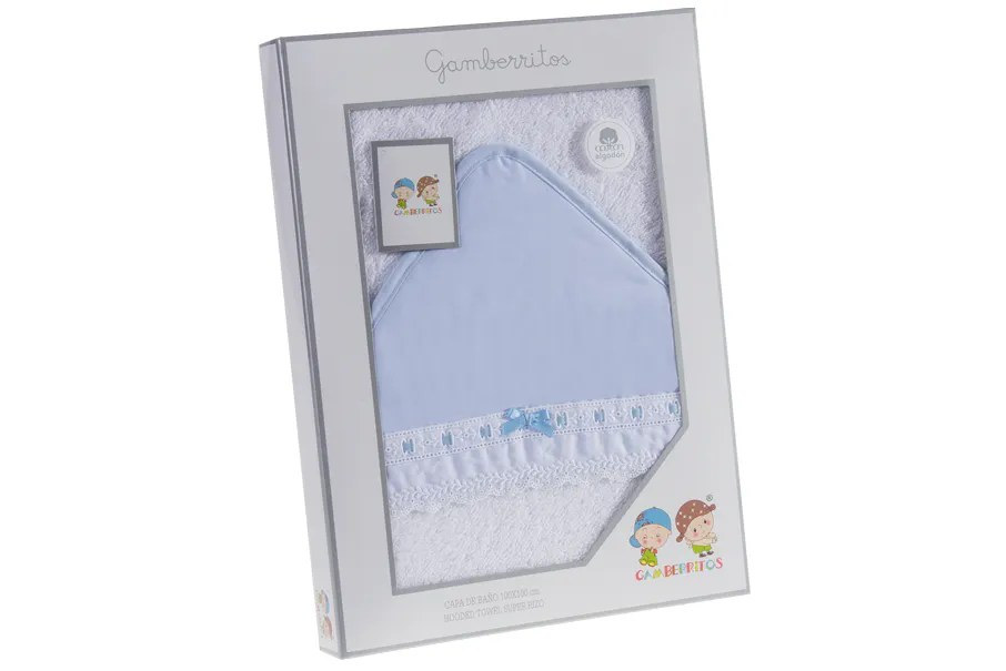 Capa de baño azul