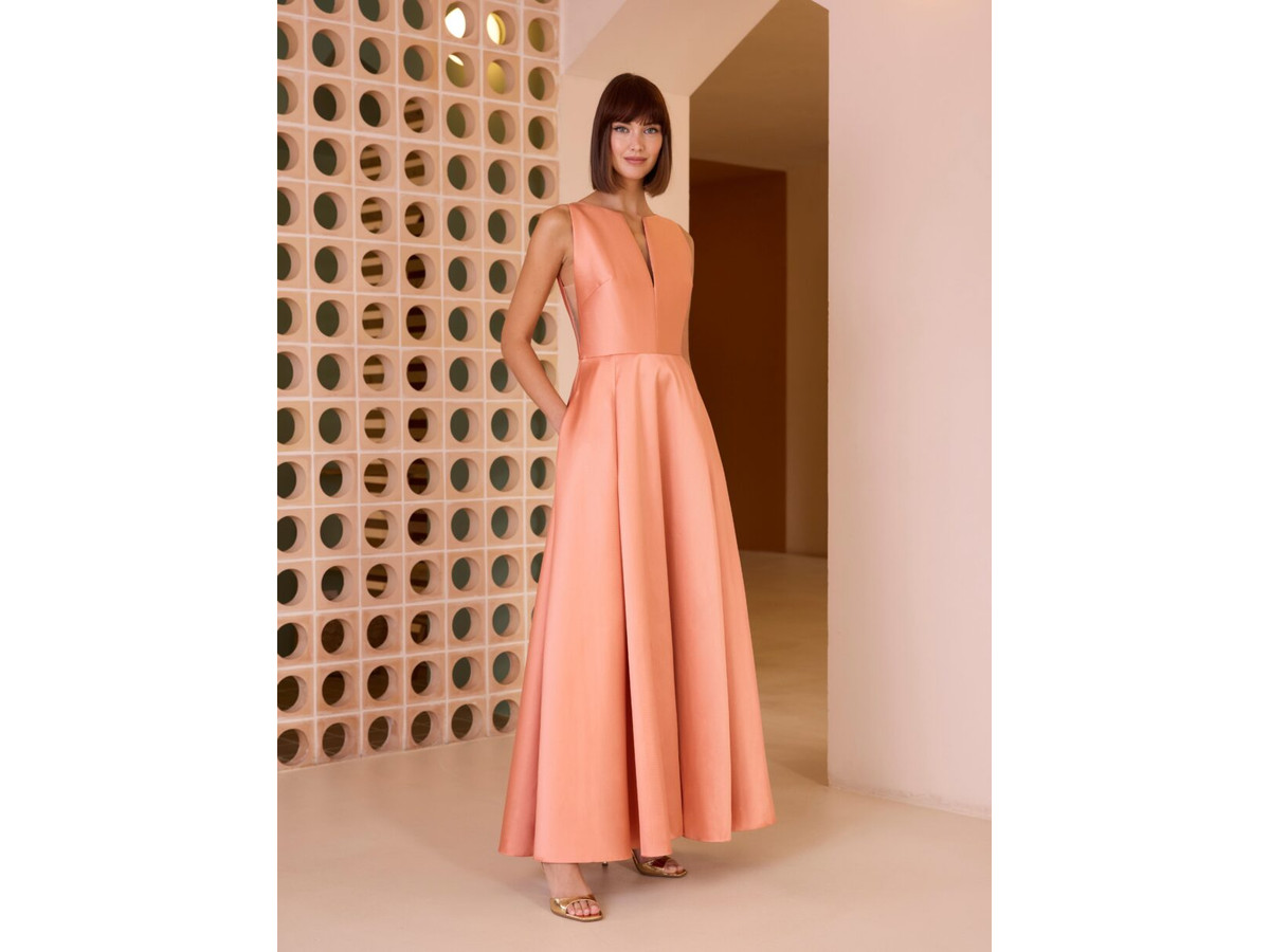 Ref. 52625, vestido largo evasé