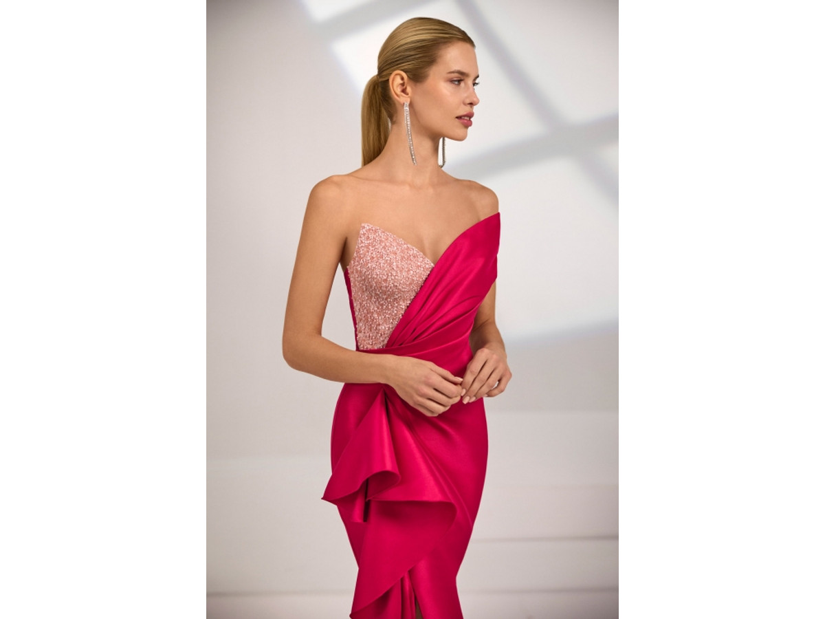 Vestido MARFIL BARCELONA Sirena Corpiño 1J283
