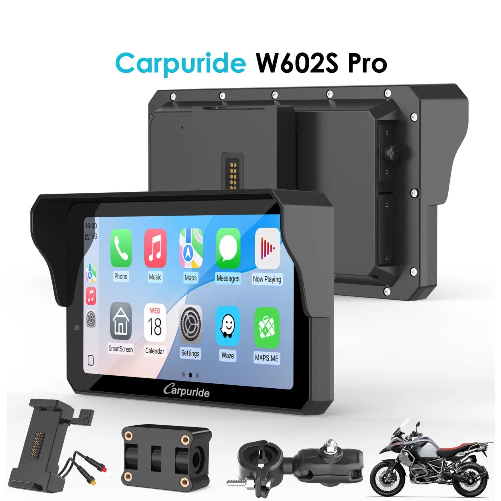 Carpuride W602S Pro Motorcycle Stereo