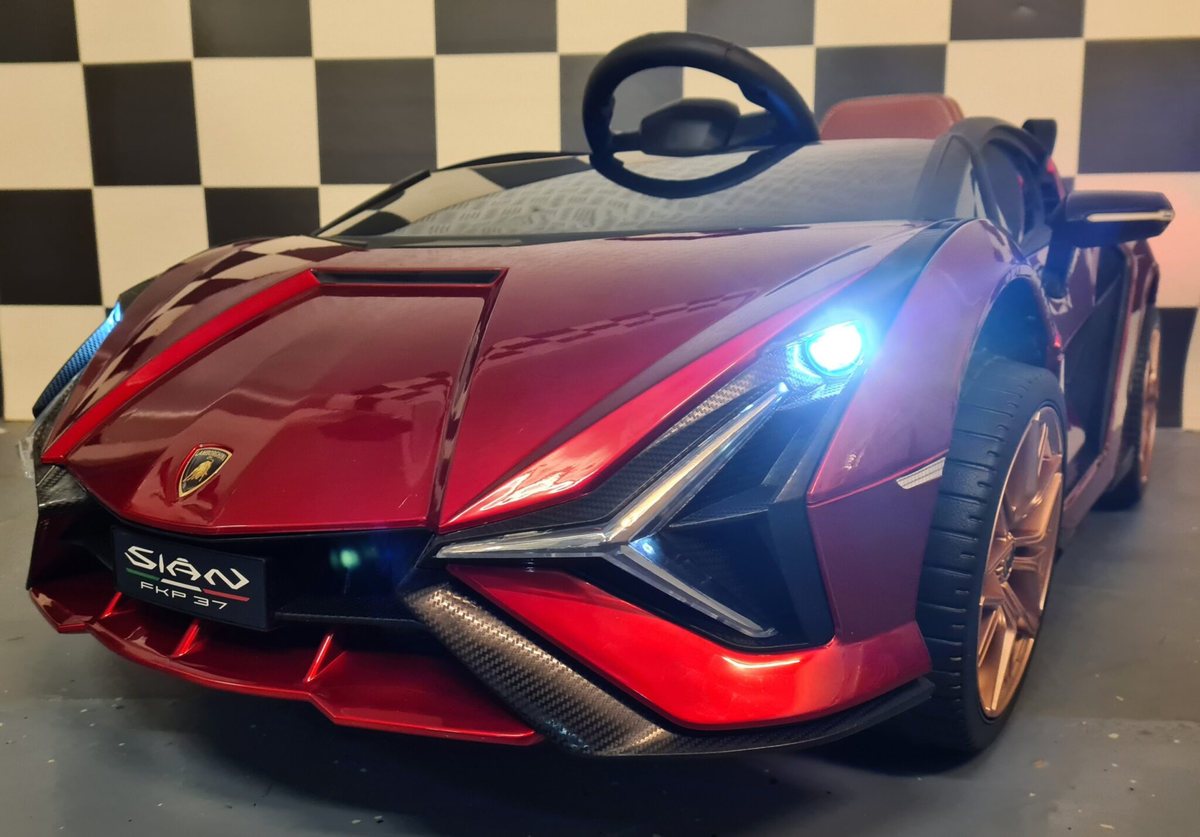 Coche infantil Lamborghini Sian 12V Rojo