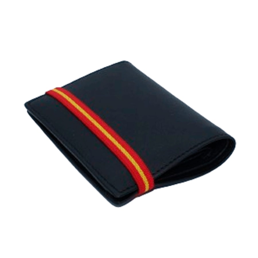 Cartera de piel hombre cierre elastico Espana