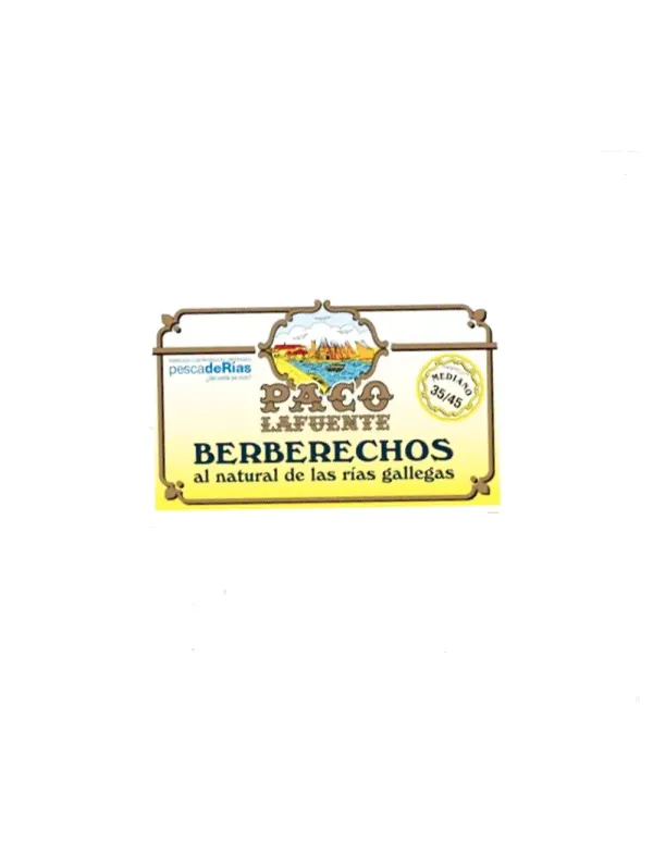 Berberechos al natural Paco Lafuente