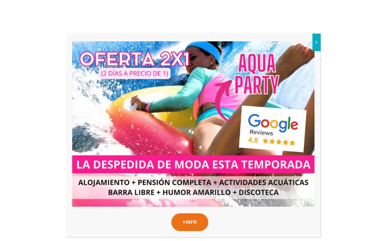 Portada limpia de la web oficial de Central Fiestas