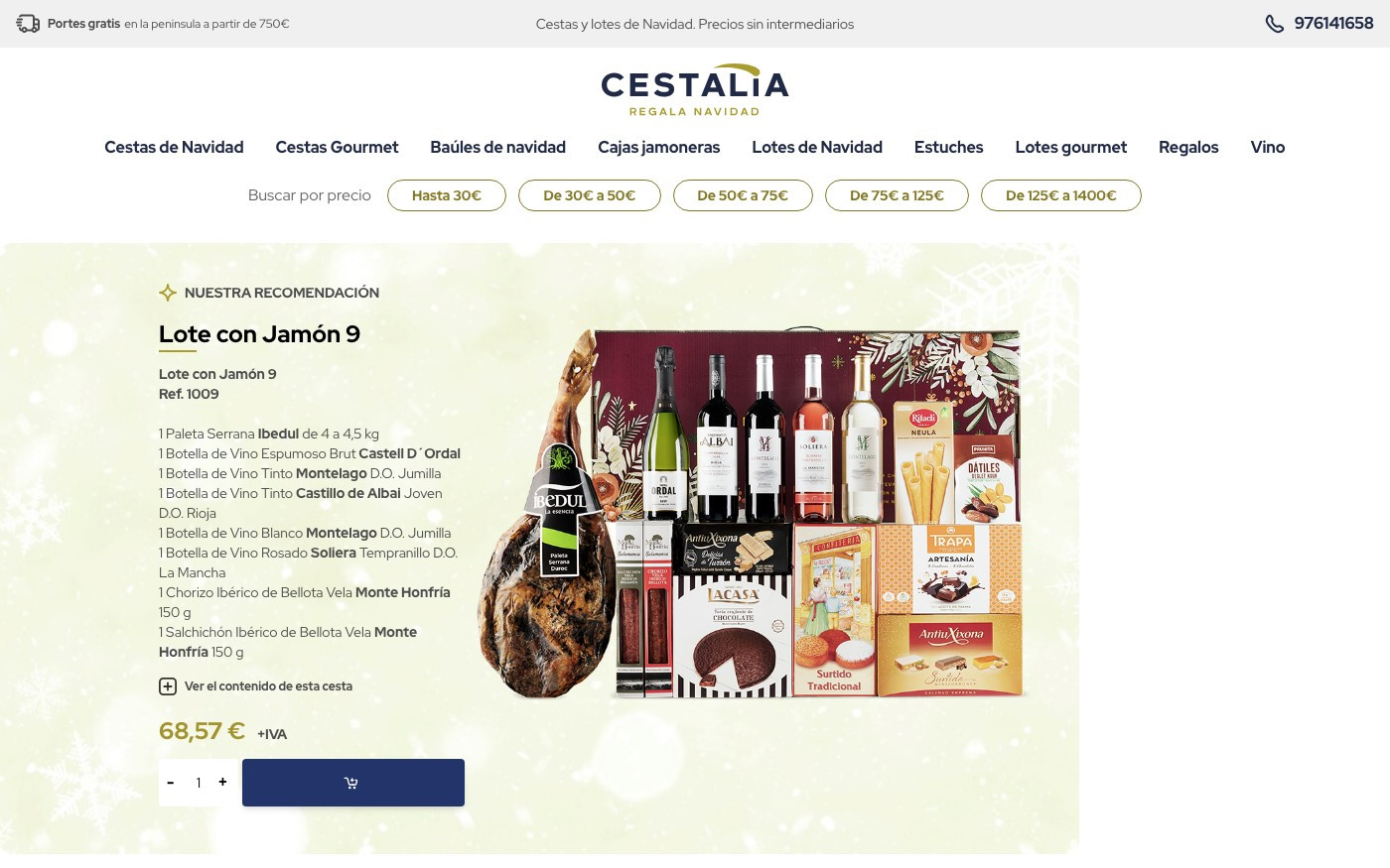 Captura limpia de la home oficial de Cestalia
