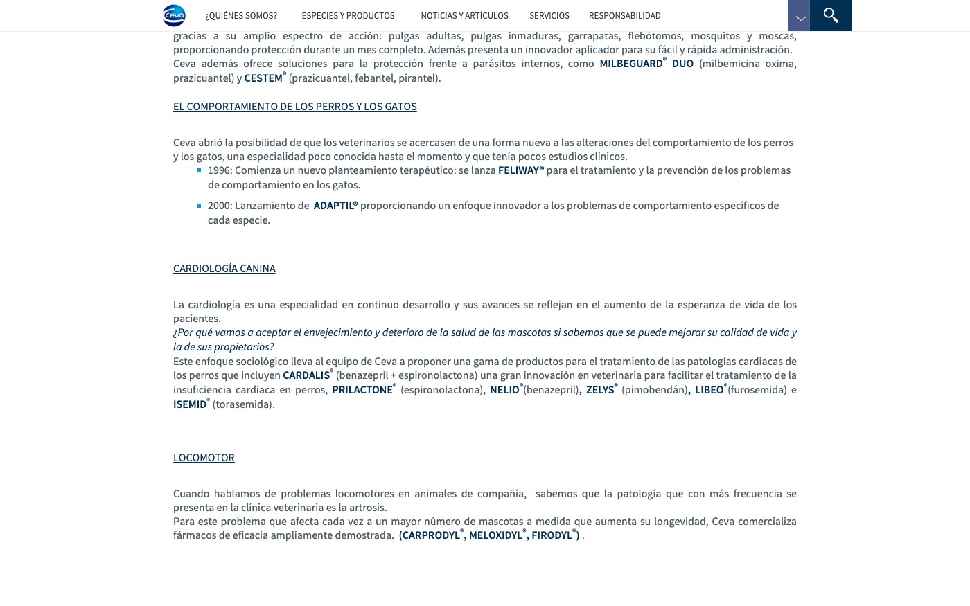 Ceva: referencia oficial 1