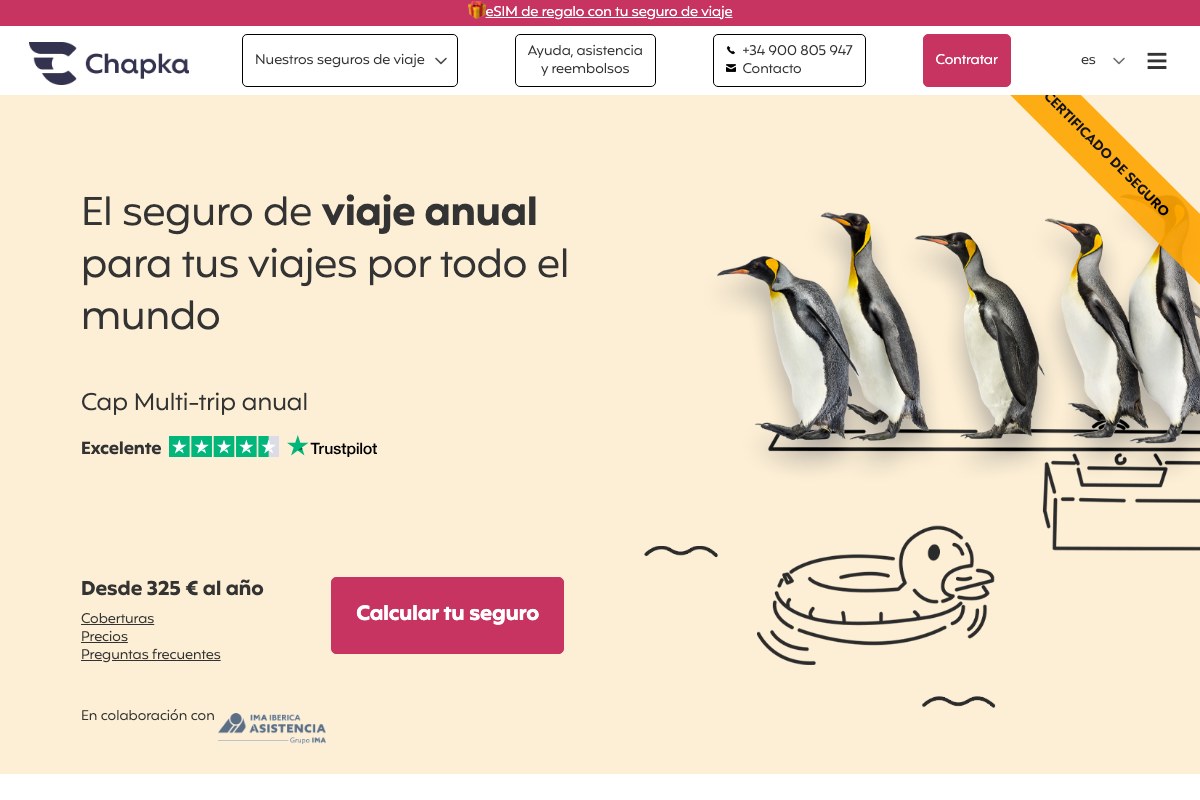 Cap Multi-trip anual