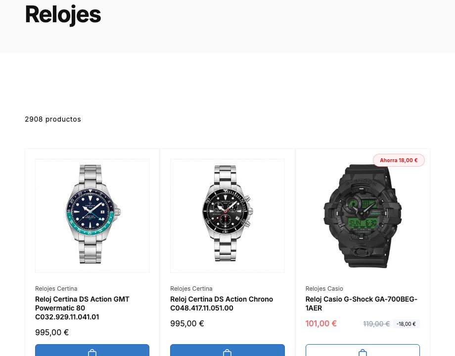 Relojes