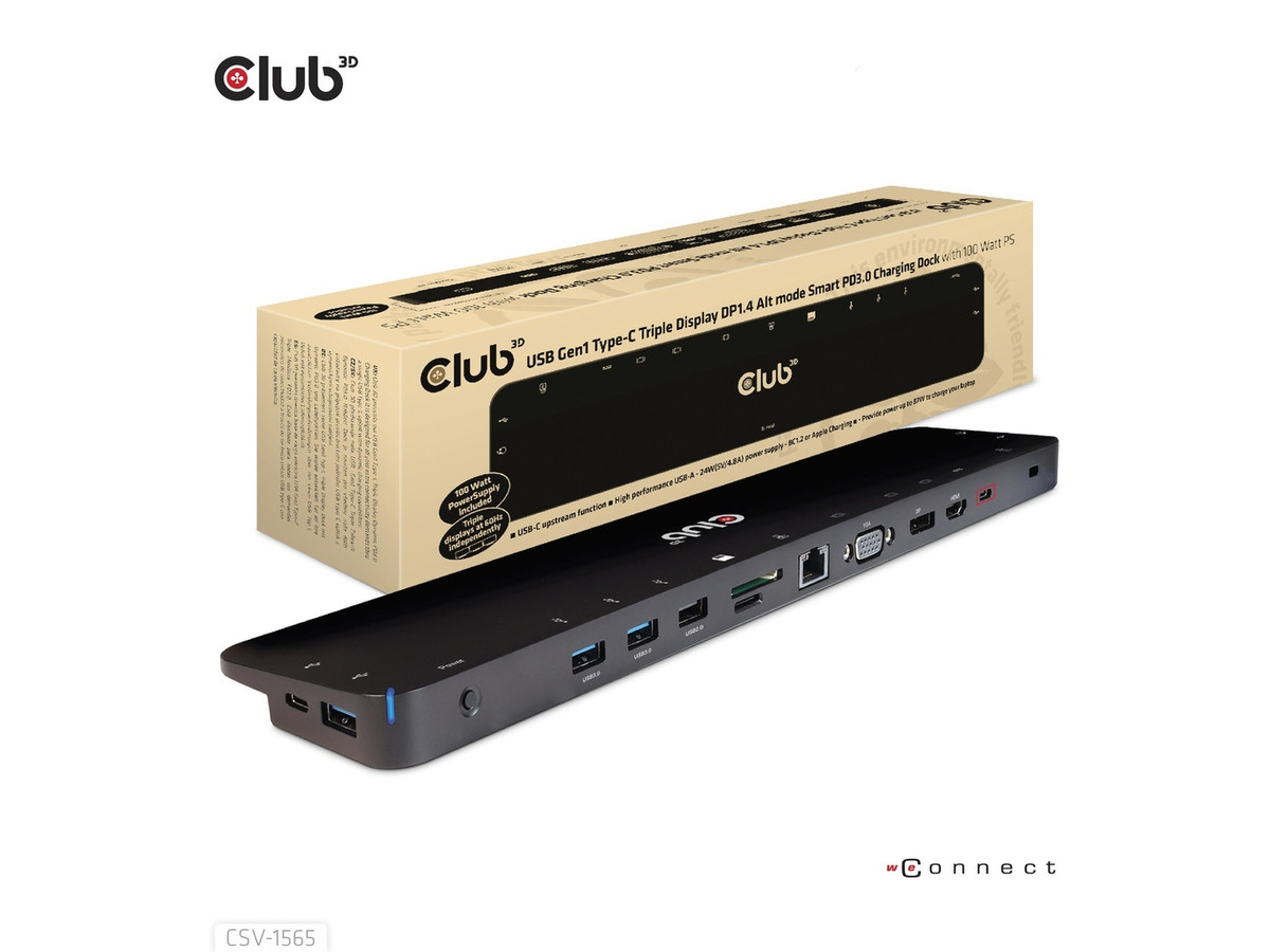 Dock USB-C Triple Display DP1.4 100W