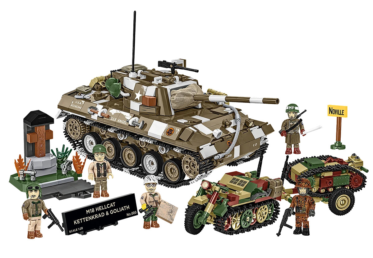 M18 Hellcat y Kettenkrad Goliath