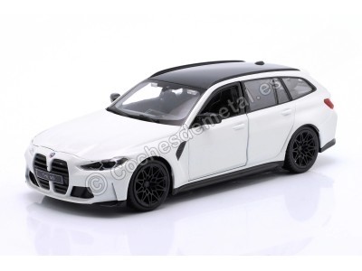 BMW M3 Touring 2023 White 1:24 Bburago