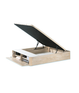 Canapé de madera con zapatero