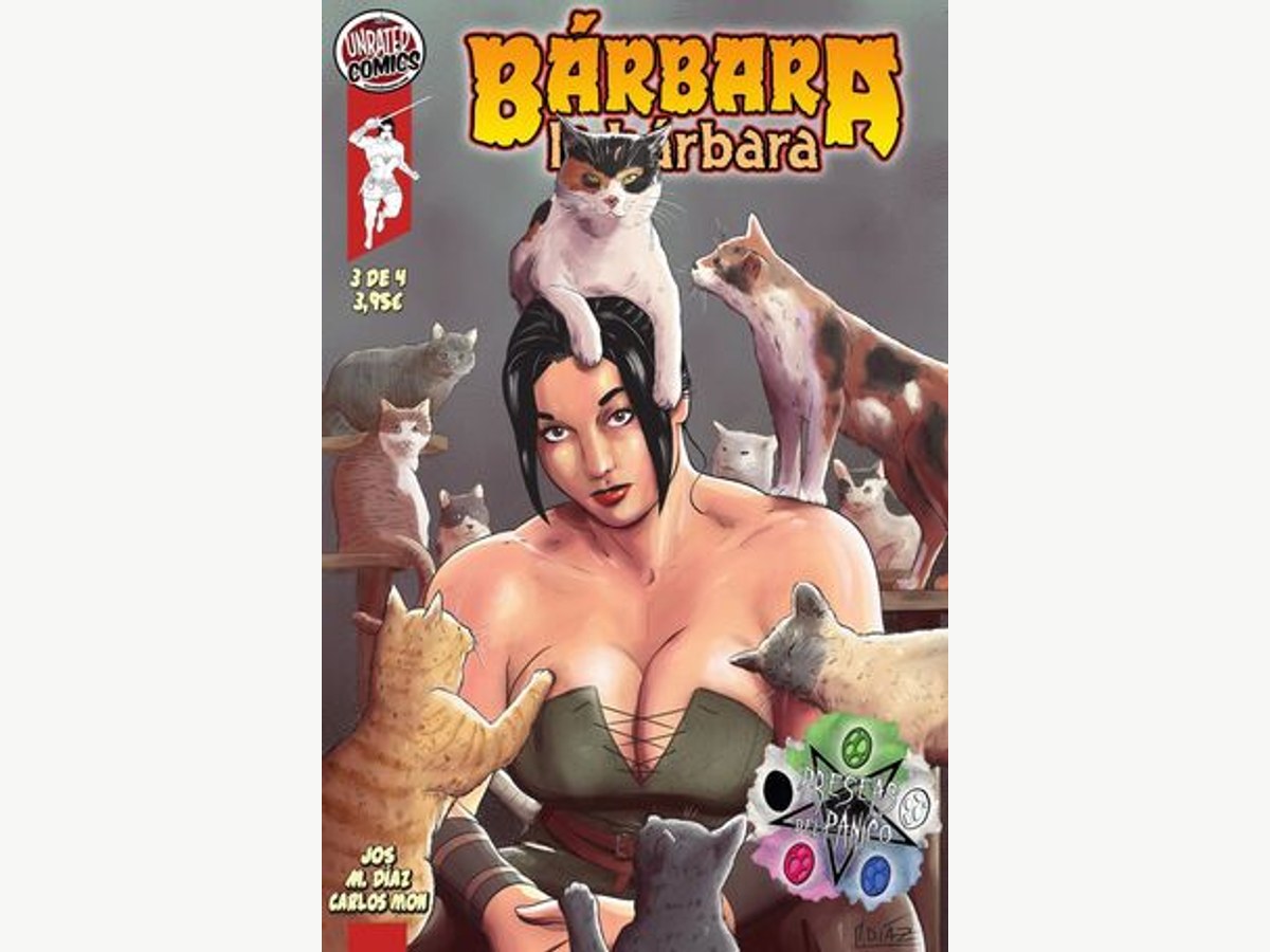 BÁRBARA LA BÁRBARA: PRESEAS DEL PÁNICO. EL GATO CON JOYAS. D¡AZ BEJARANO, MANUEL ; , OLIVEROS SEGURA,. Libro en papel. 9791399191035 Comic…
