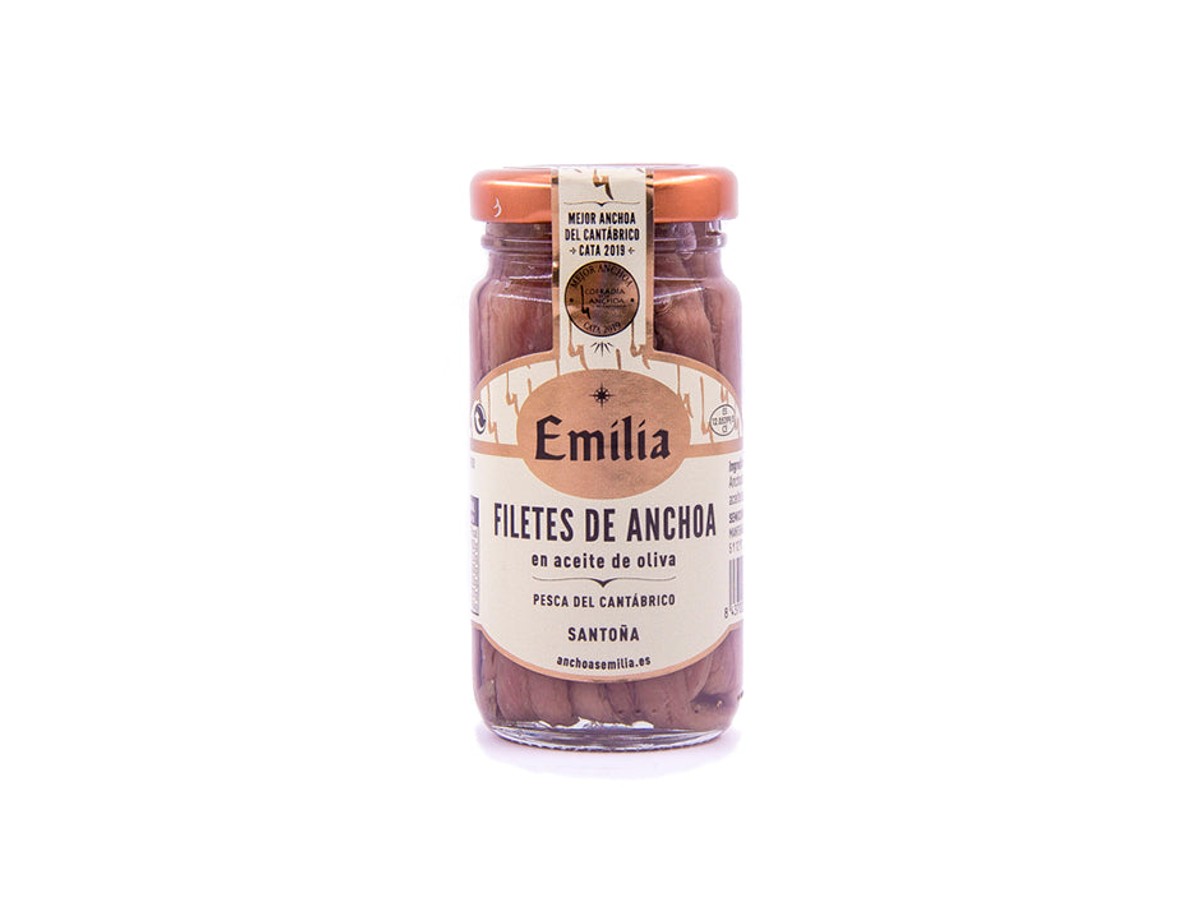 filetes de anchoa del cantabrico en aceite de oliva tarro