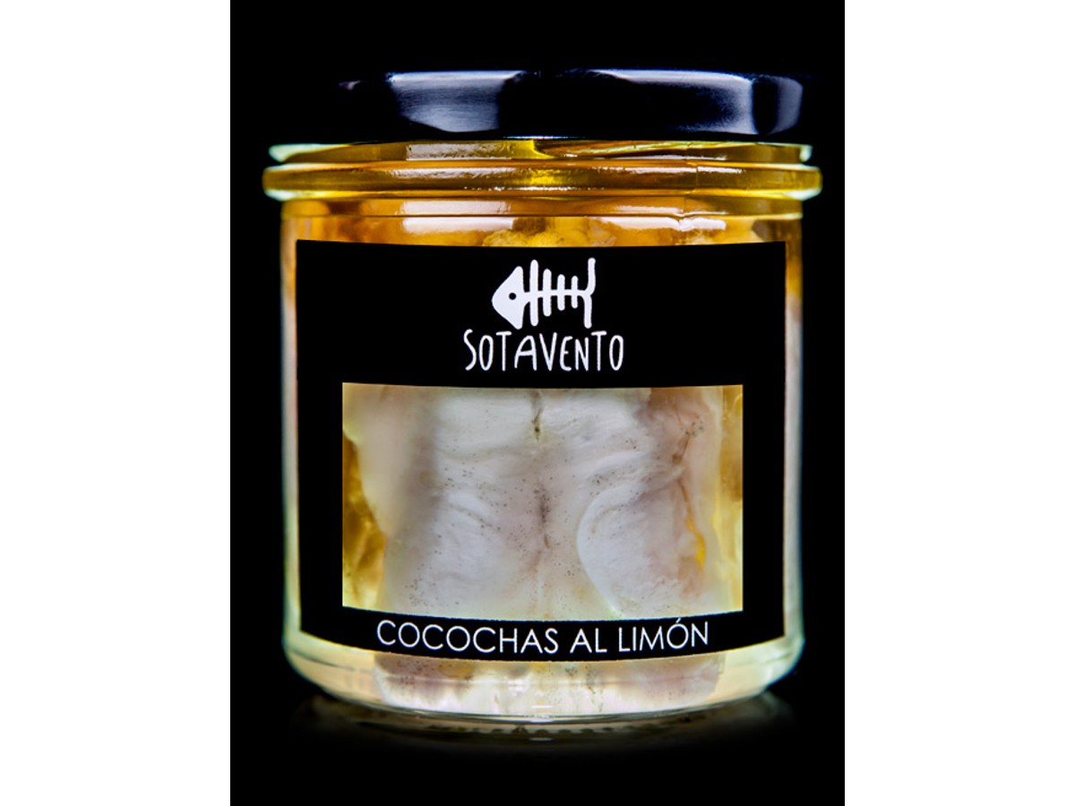 conservas de cocochas al limon