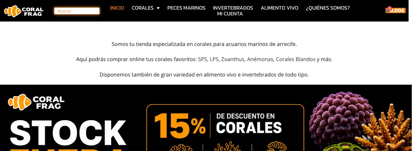 Comprar Corales Online