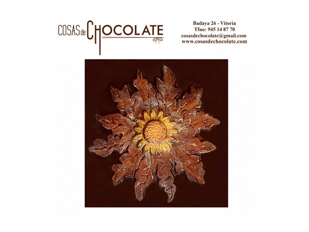 Eguzkilore de chocolate