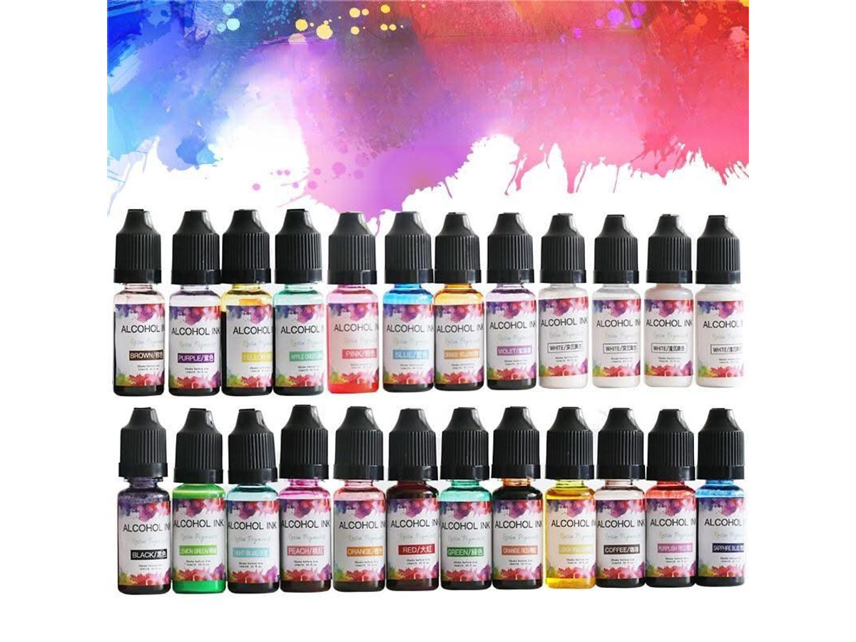 Poppy Crafts Alcohol Ink 10ml 24 Pack