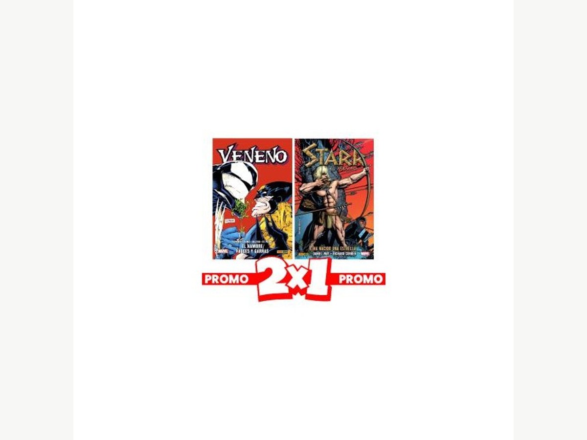 MARVEL HC 2X1 VENENO. EL HAMBRE/ FAUCES Y GARRAS Y STARR EL ASESINO