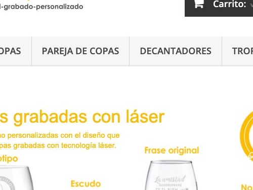 Copas grabadas