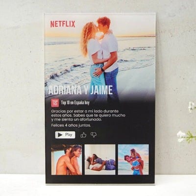 Placa Netflix personalizada