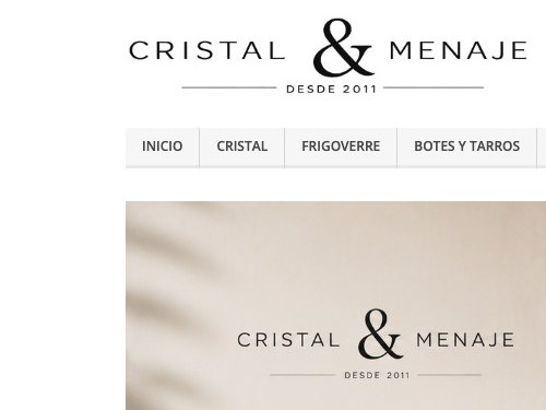 Cristal y cristalería