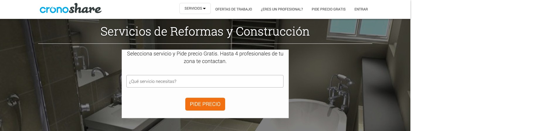 Servicios de reformas y construcción