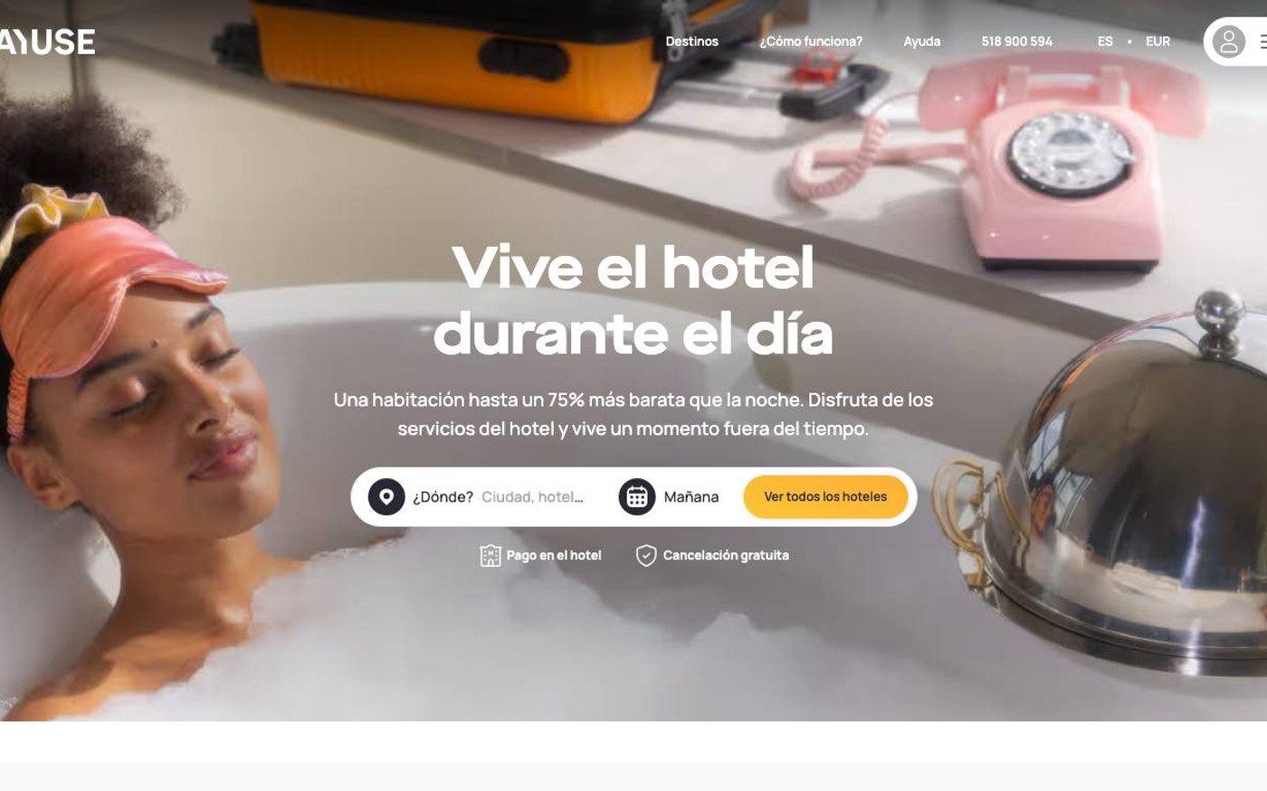 Captura limpia de la home oficial de Dayuse