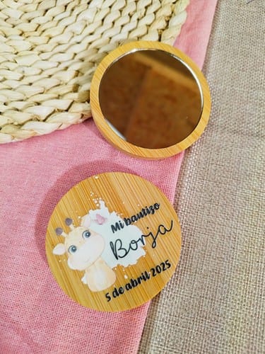 Espejo madera personalizado - jirafa
