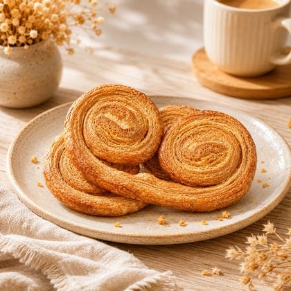 Palmiers Feuilletés – Délices Low Carb (2 × 25 g)