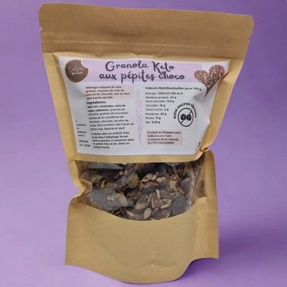 Délices Low Carb - Granola Keto aux pépites de chocolat - 250 g