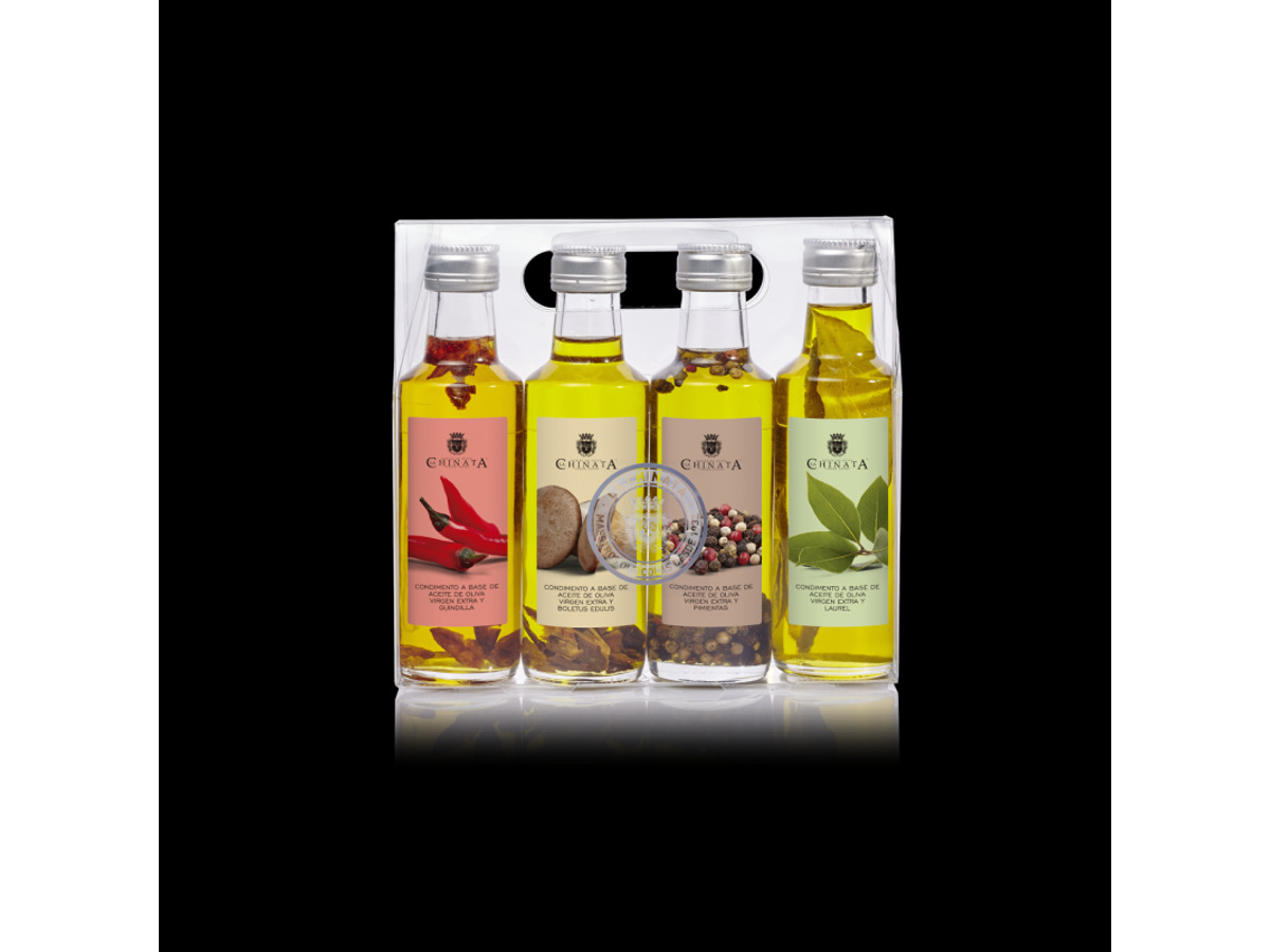 Estuche con 4 aceites AOVE