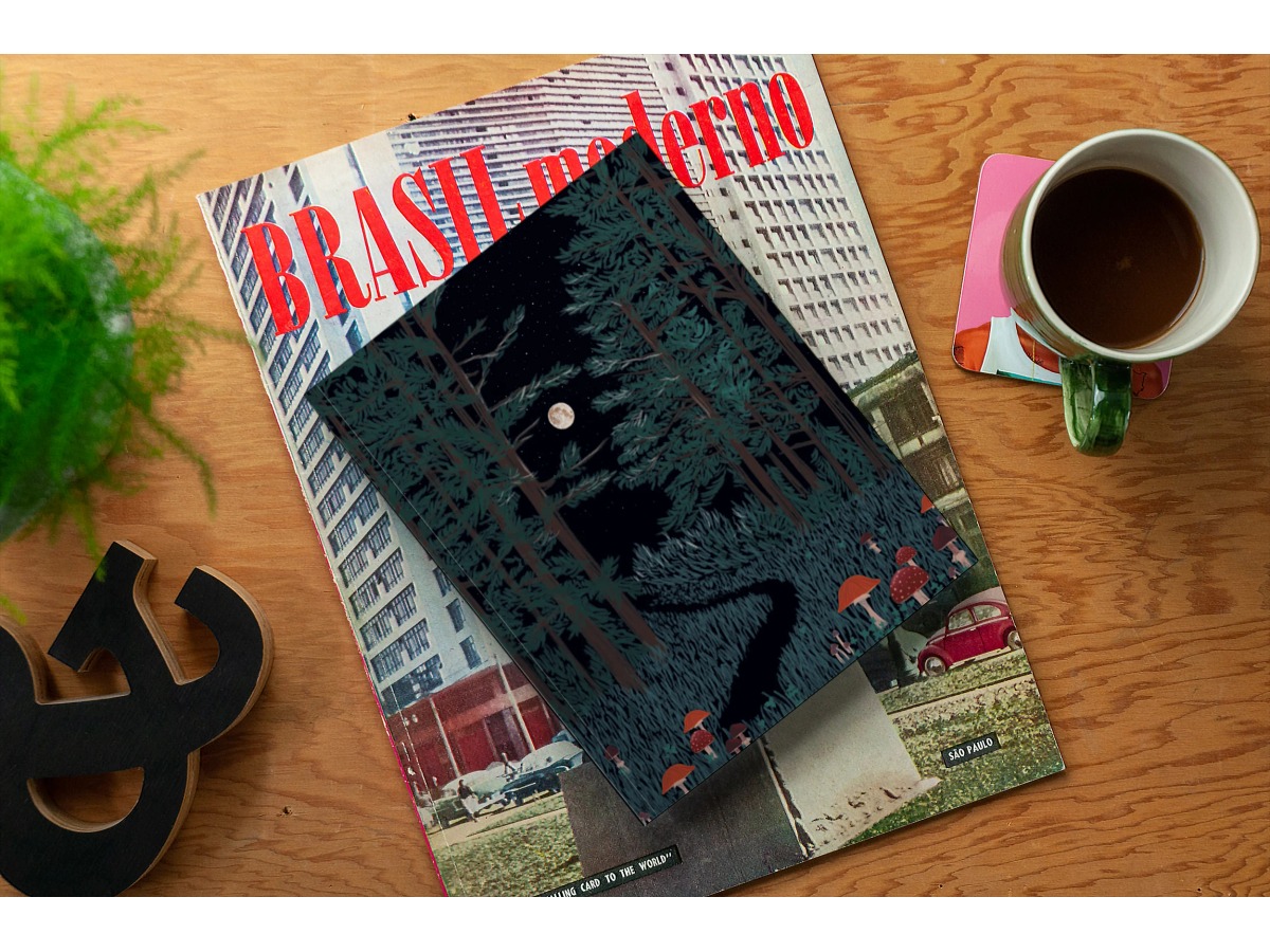 Moonrise Forest Medium Layflat Notebook