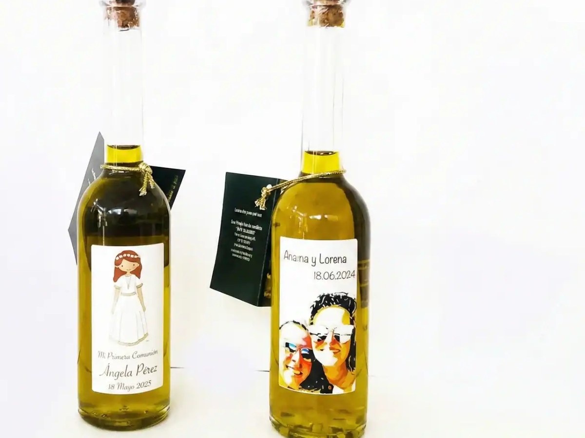 Aceite de oliva premium como regalo exclusivo de boda